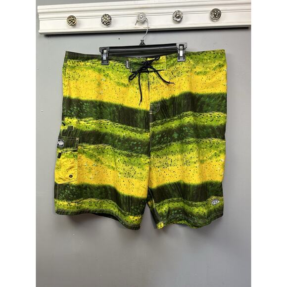 AFTCO Bluewater Board Shorts Mens Size 42 Beach Fishing Outdoor Swim Trunks - Picture 1 of 12